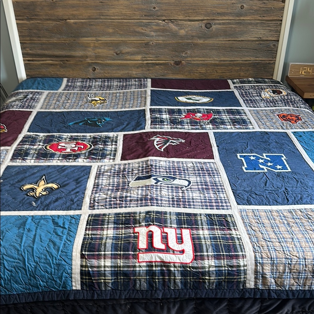 Pottery Barn Teen - NFL Team Logo Patchwork Quilt - NFC Teams